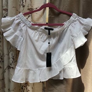 BCBG off the shoulder top